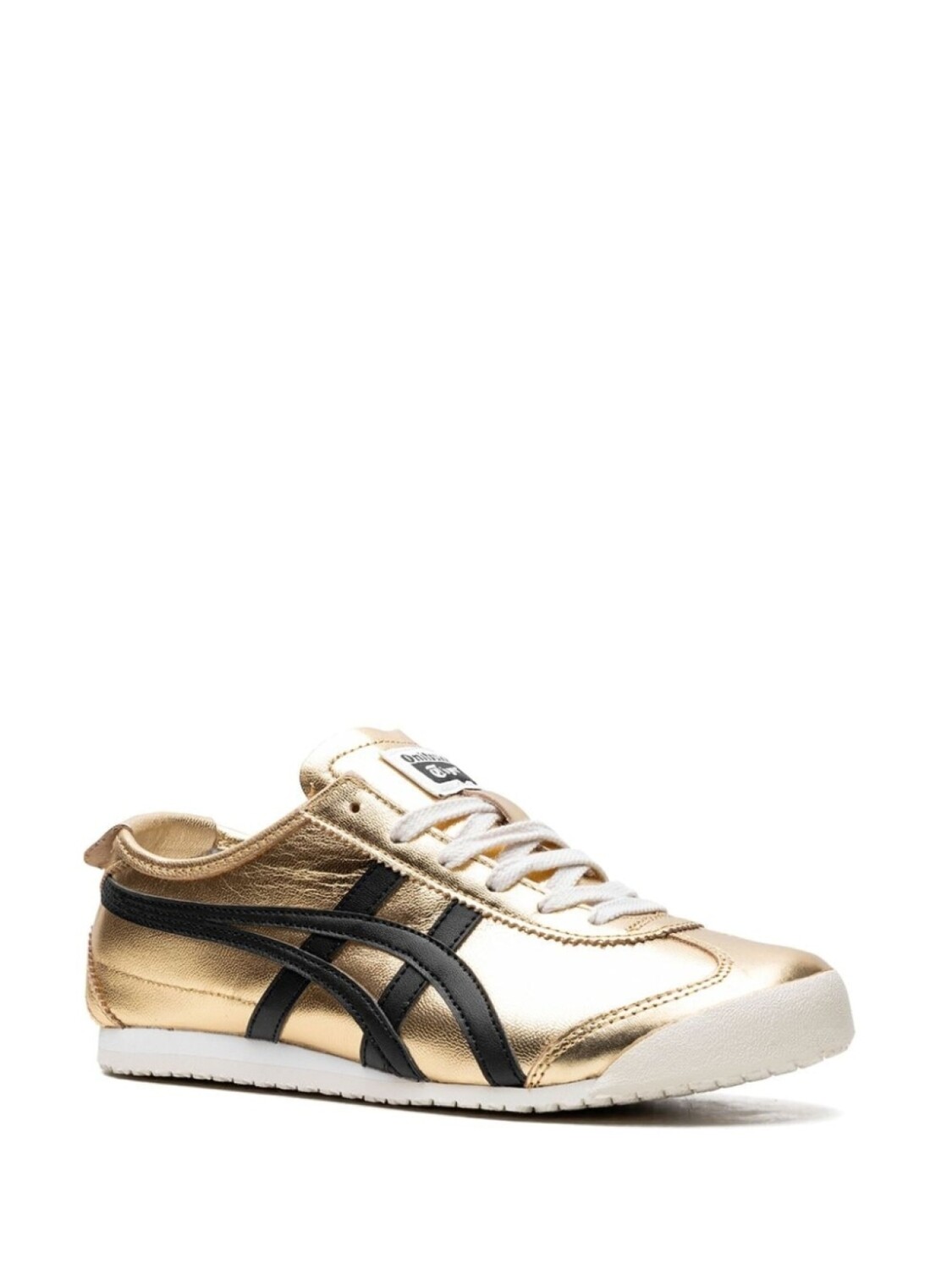 Кроссовки Mexico 66 Gold / Black Onitsuka Tiger, золотистый — фото 2