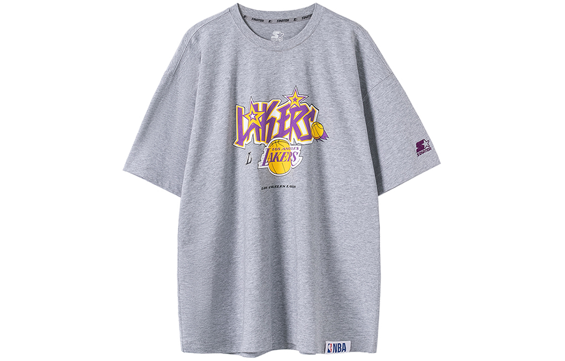 

Футболка X NBA унисекс светло-серая STARTER