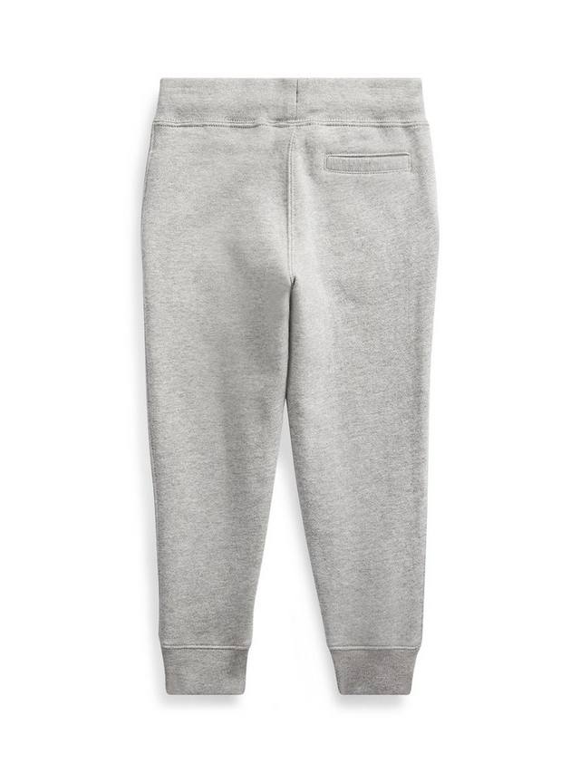 Детские поло брюки на манжете из хлопковой смеси Ralph Lauren, Dark Sport Heather — фото 2