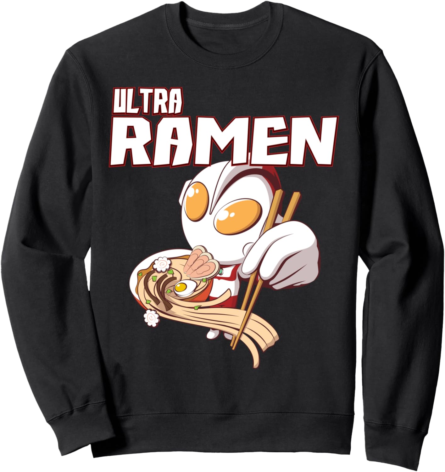 

Футболка с изображением робота-тренера Ultra Ramen, поедающего лапшу в азиатском стиле, черная Ramen Robot By Bronson Summers