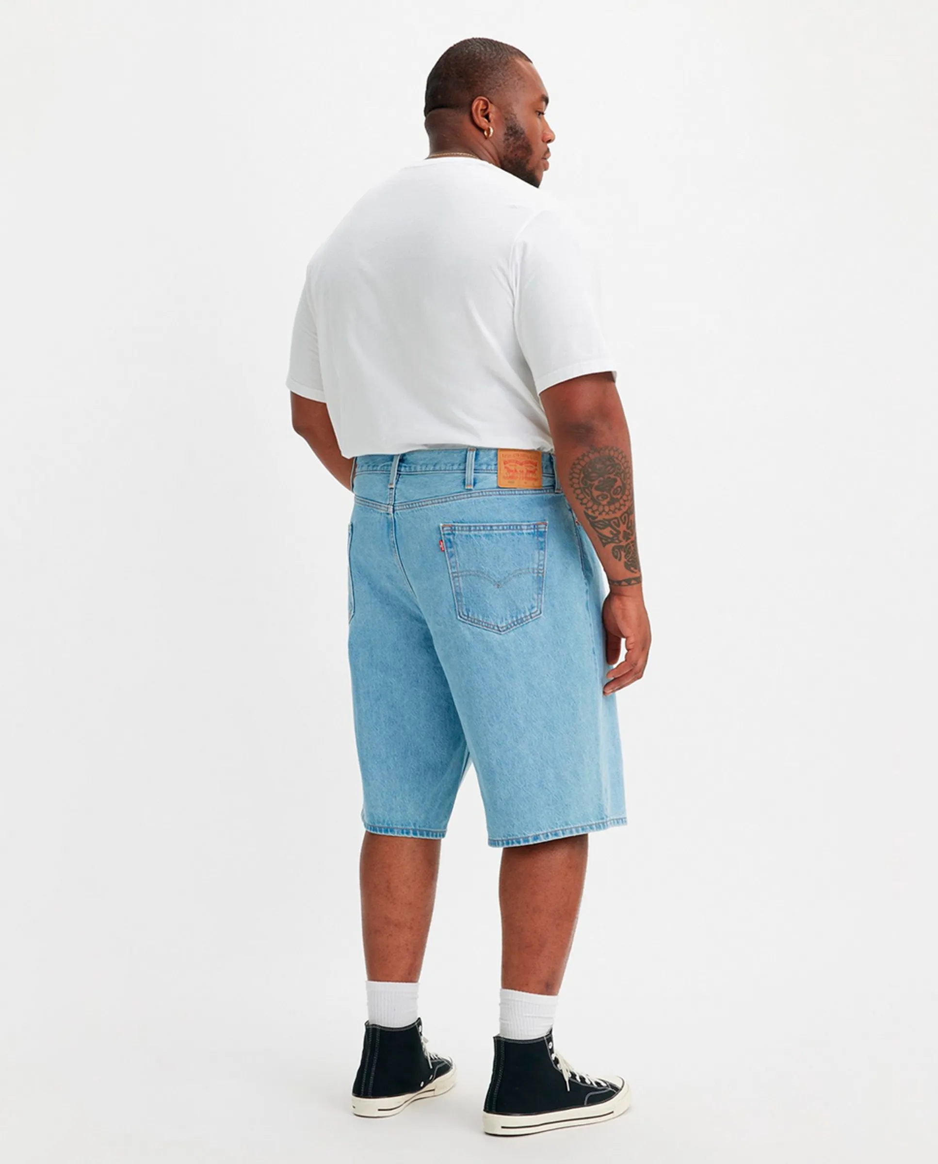 Бермуды для мужчин 469 Loose, большие размеры Levi'S, светло-голубой — фото 2