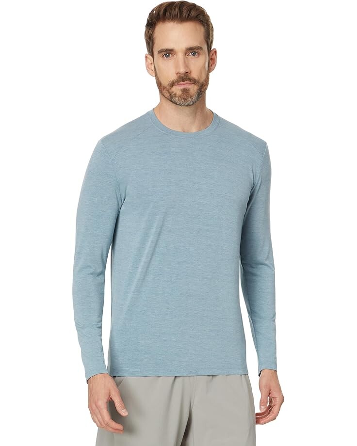 

Лонгслив Free Fly Bamboo Shade, цвет Heather Slate Blue