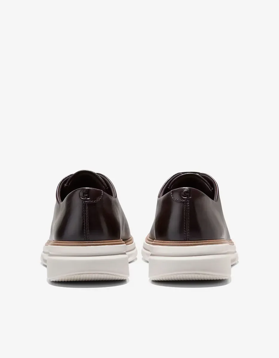 Мужские кожаные туфли на шнуровке Cole Haan, темно-коричневый — фото 3