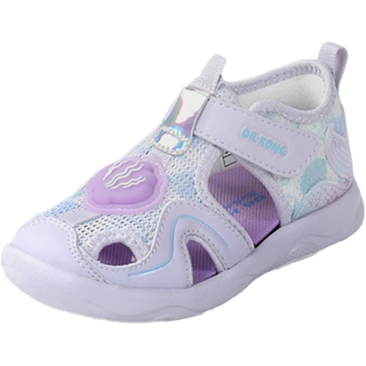 

Коллекция Flashing Lights. Противоскользящие износостойкие низкие детские сандалии. Для детей от 3 до 7 лет. Dr.Kong, фиолетовый