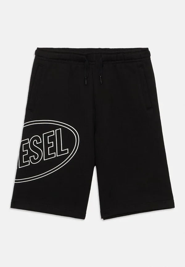 Круглые шорты унисекс Diesel, Nero