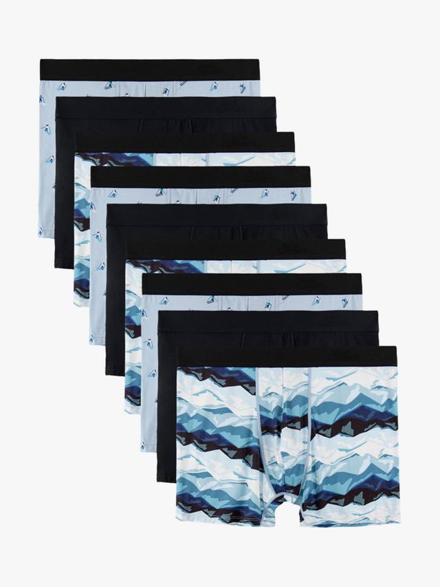 

Активные боксеры JustWears, Pack of 9, Winter Wipeout Collection