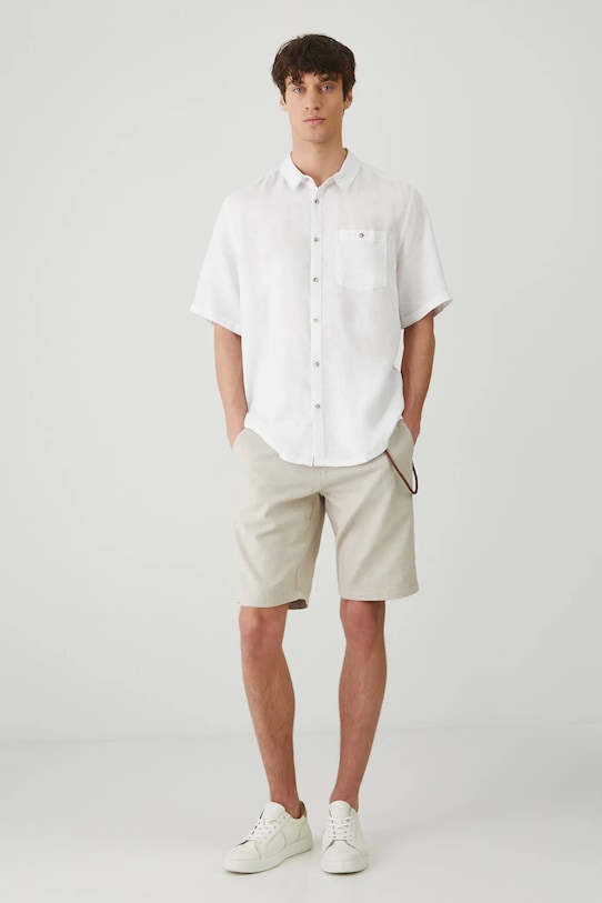 

Льняная рубашка Medicine, белый