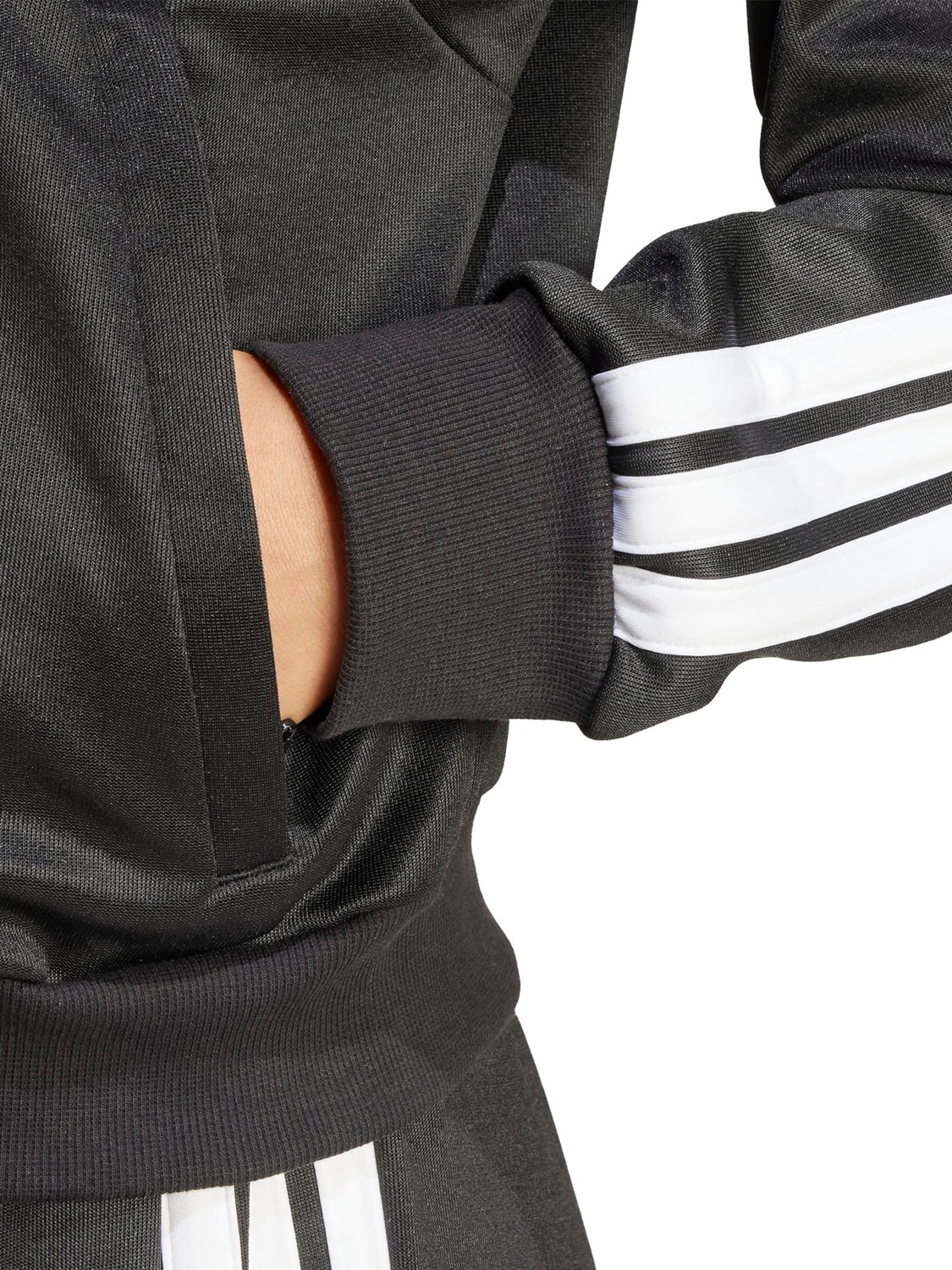 Adidas Sportswear Спортивный худи на молнии 'Tiro' в черном цвете — фото 4
