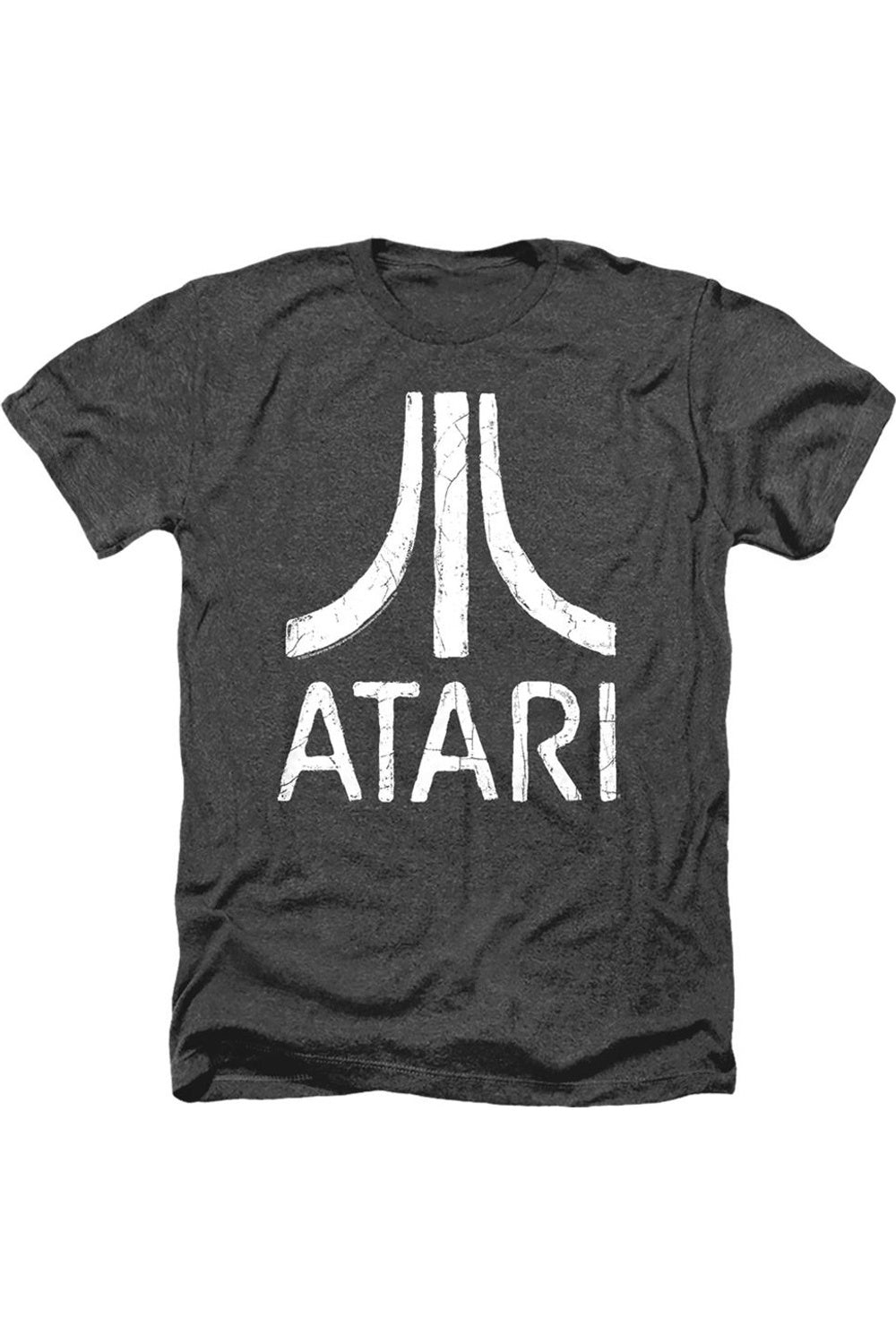 

Футболка Atari Rough Logo для взрослых, цвет Heather Gildan, черный