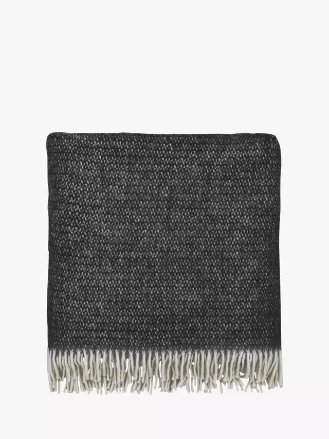 

Плед Burleigh x Bedeck Wool, цвет charcoal/grey