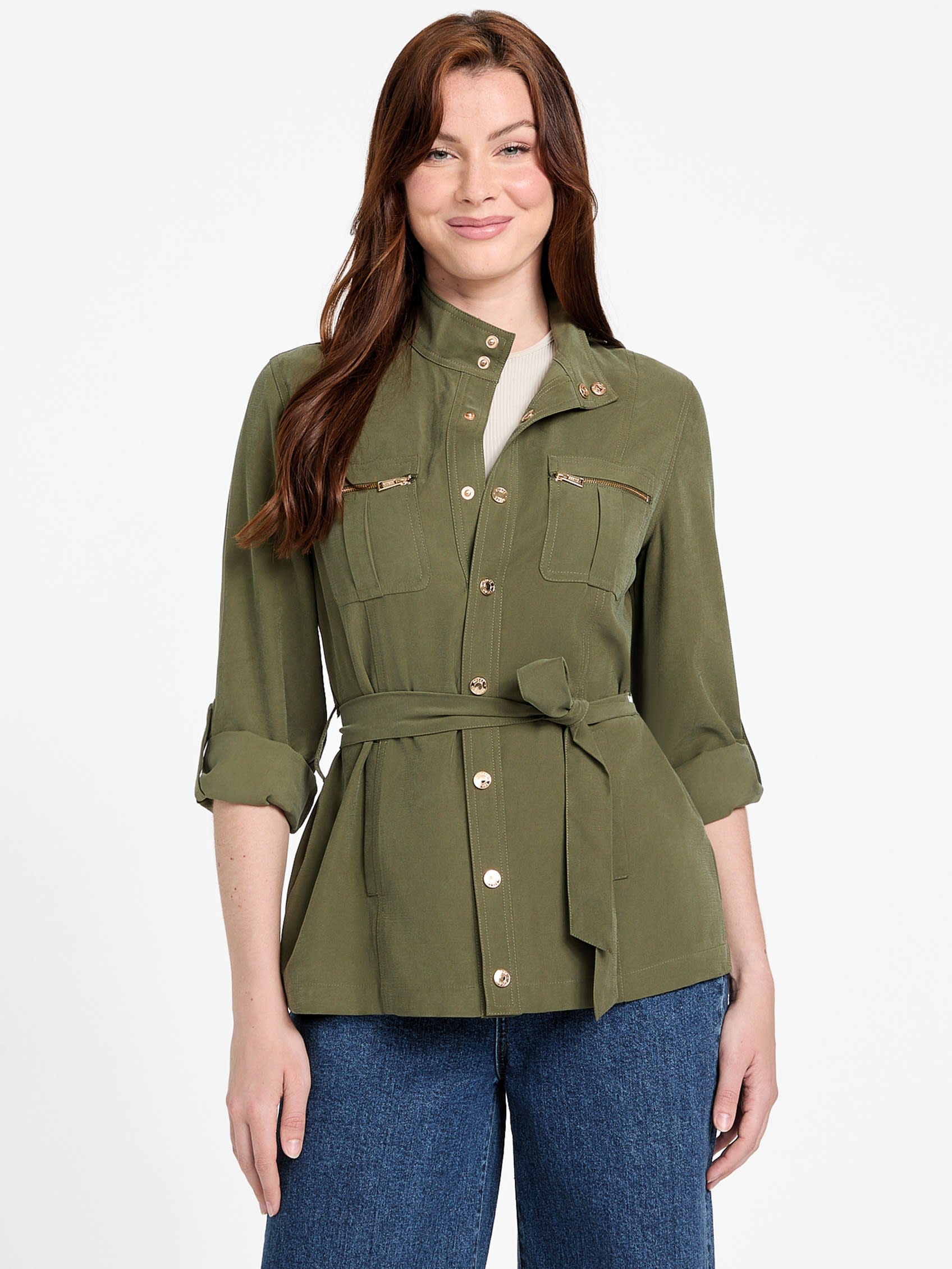 

Марс Твиловая куртка Guess Factory, Dusty Sage