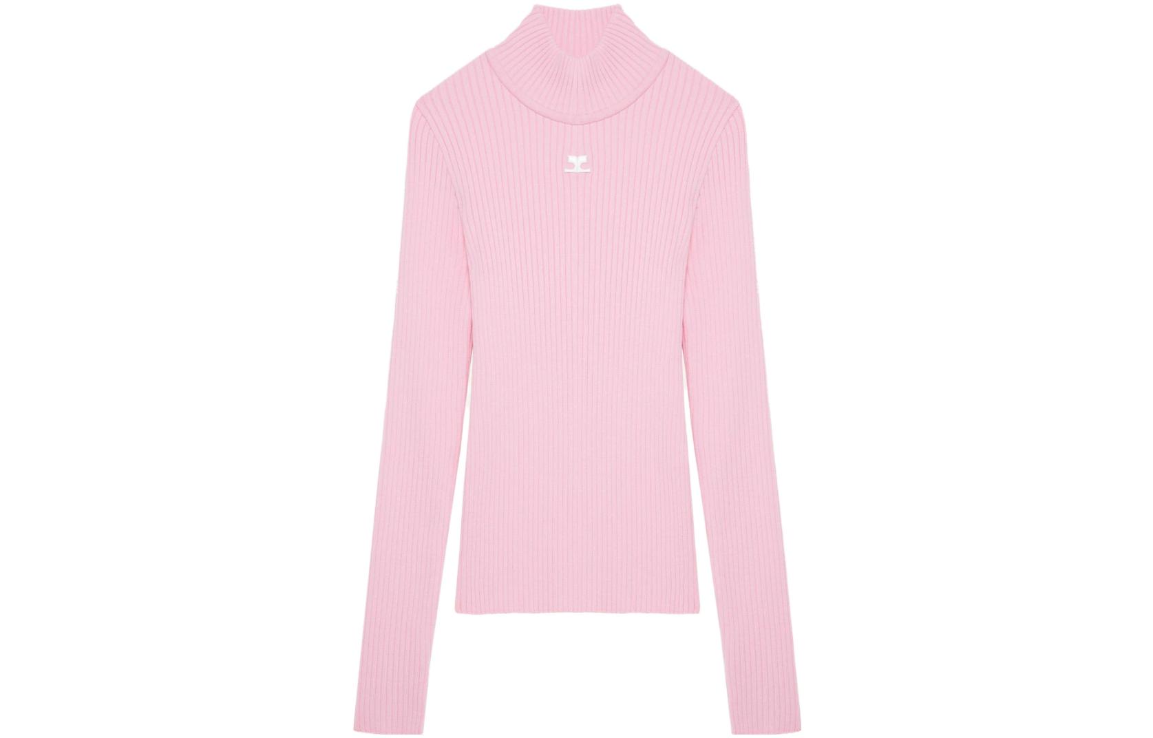 

Трикотажная футболка для женщин розовая COURREGES