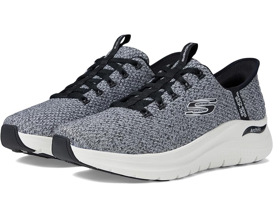 

Кроссовки SKECHERS Arch Fit 2.0 Look Ahead Hands Free Slip-In, цвет White/Black, Белый, Кроссовки SKECHERS Arch Fit 2.0 Look Ahead Hands Free Slip-In, цвет White/Black