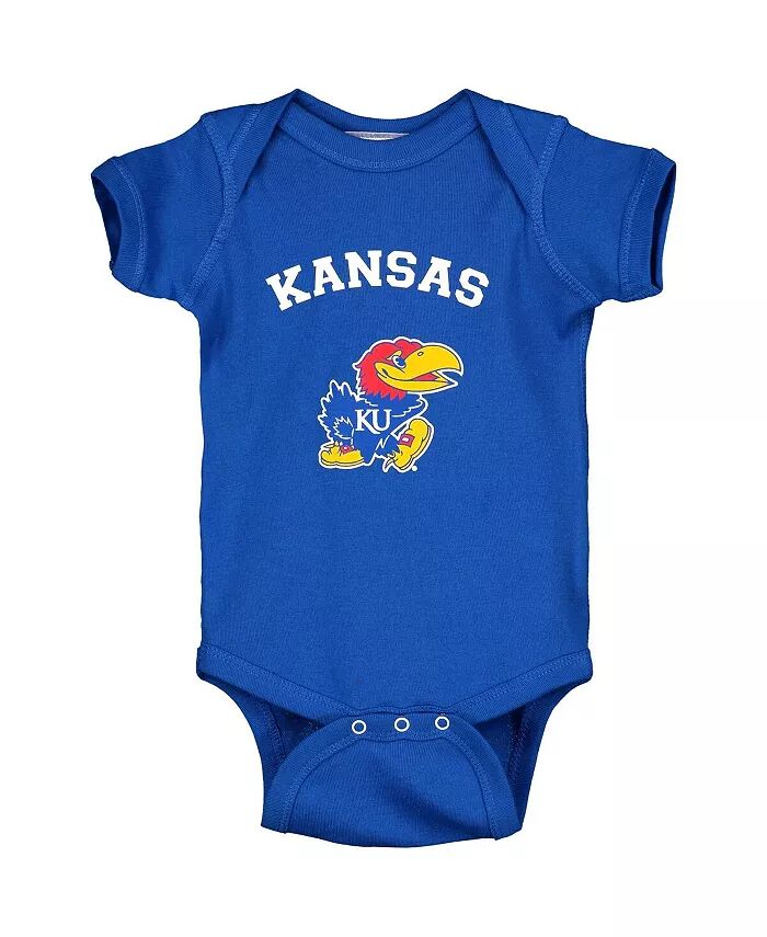 

Боди для мальчиков и девочек Royal Kansas Jayhawks Arch & Logo Two Feet Ahead