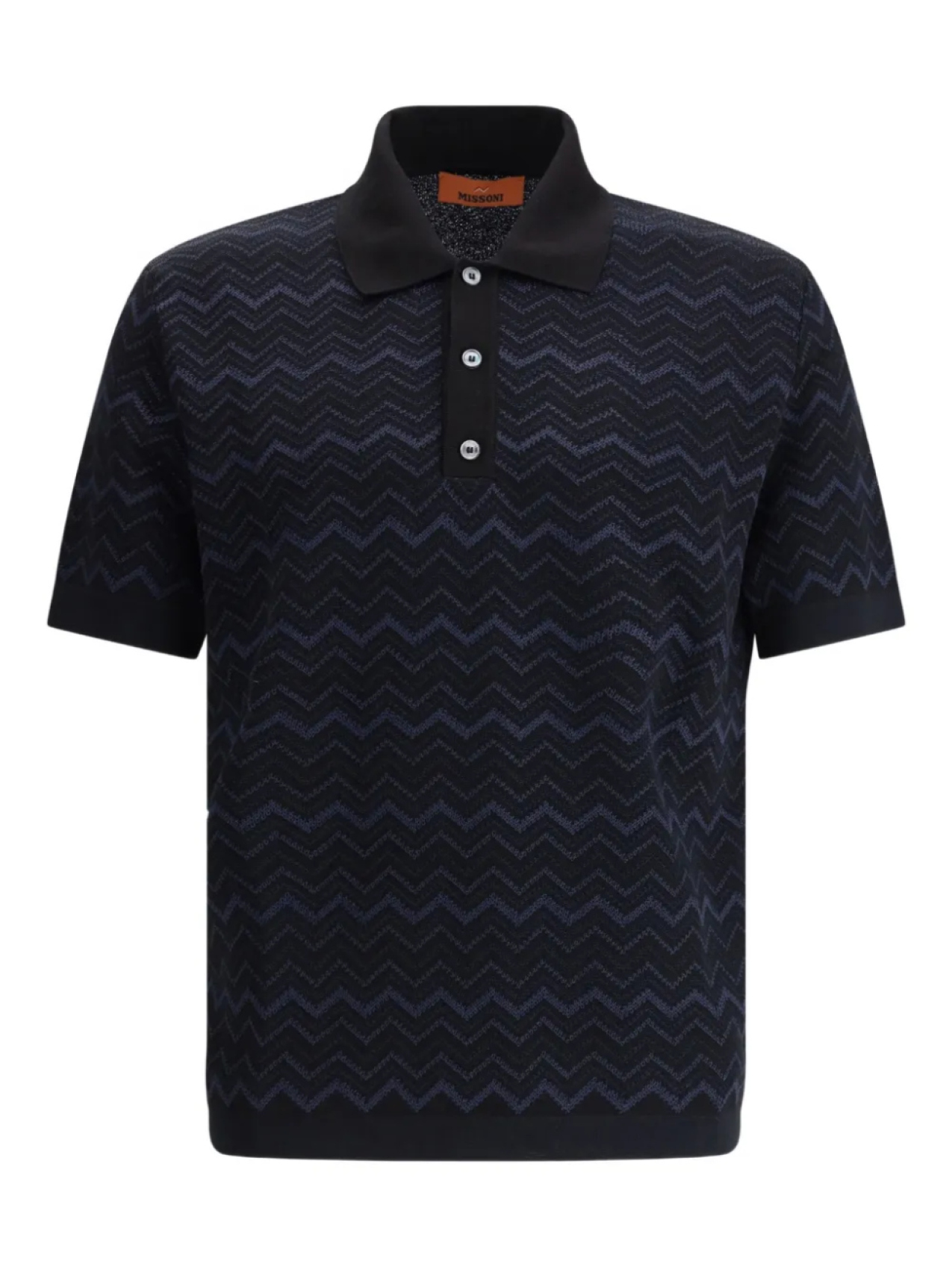 

Рубашка поло Missoni Zigzag, черный