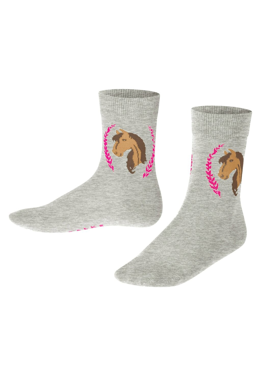 

Носки HORSE WITH PATTERN FALKE, цвет light grey