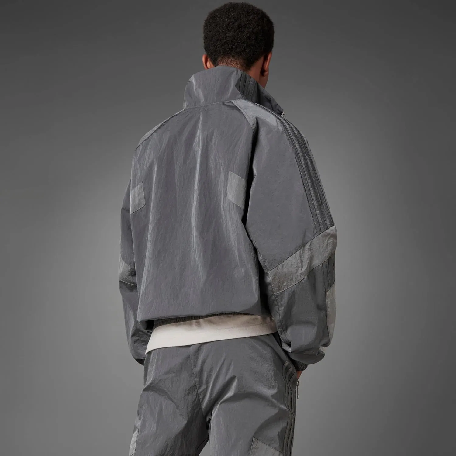 Спортивная куртка adidas, цвет Gray Five — фото 3