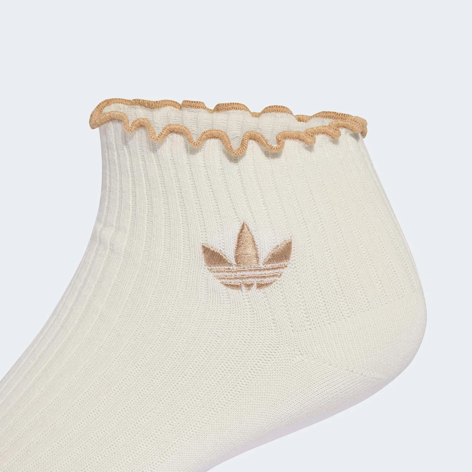 Носки Adidas Originals бежевого цвета — фото 3