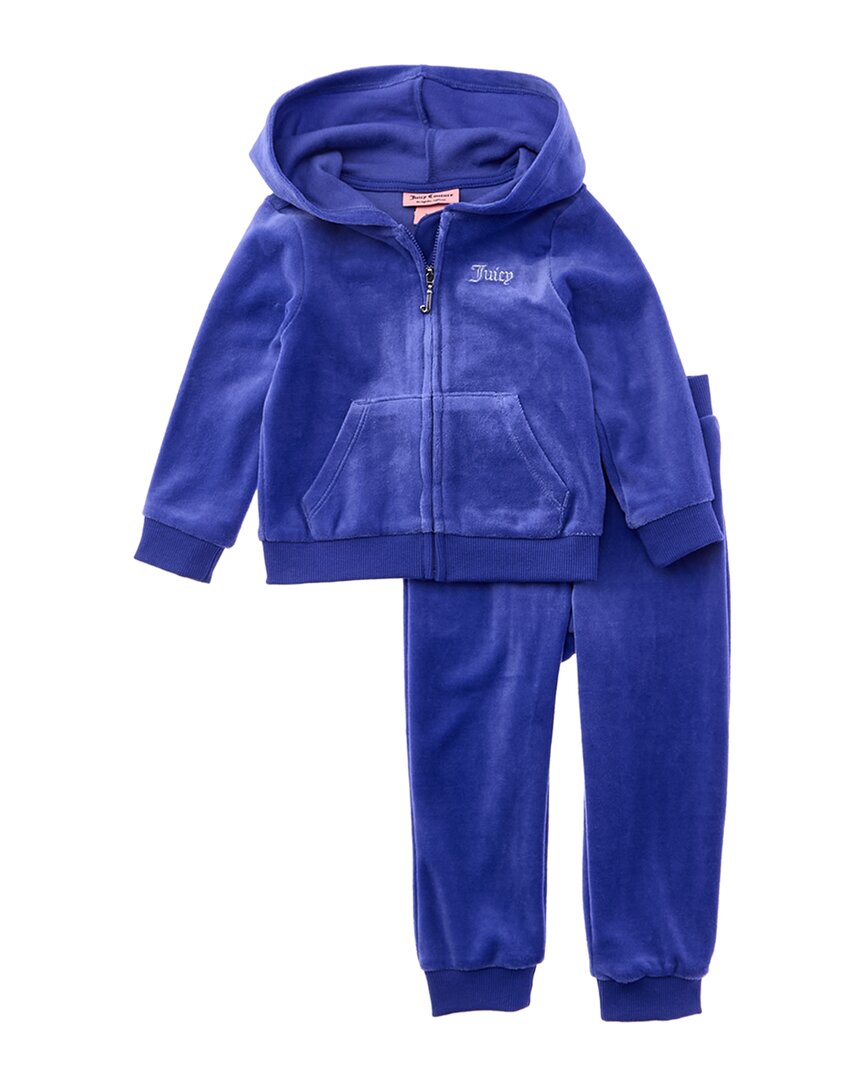 

Комплект из 2 велюровых брюк Juicy Couture Juicy Couture, фиолетовый