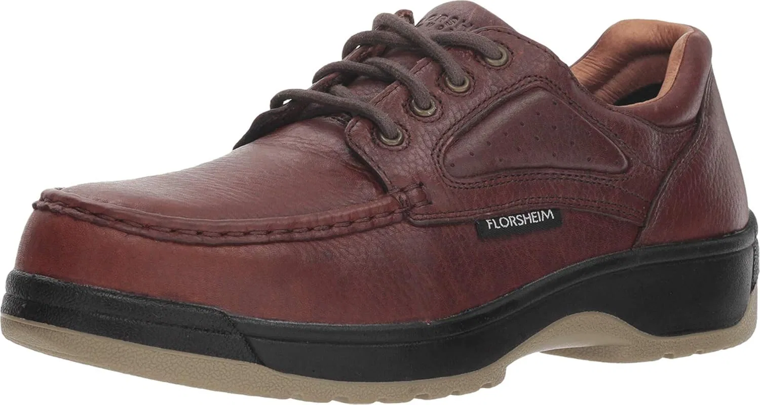 Ботинки Florsheim Dark Brown Mens Non Metallic Toe SD Eurocasual Moc Toe Oxford