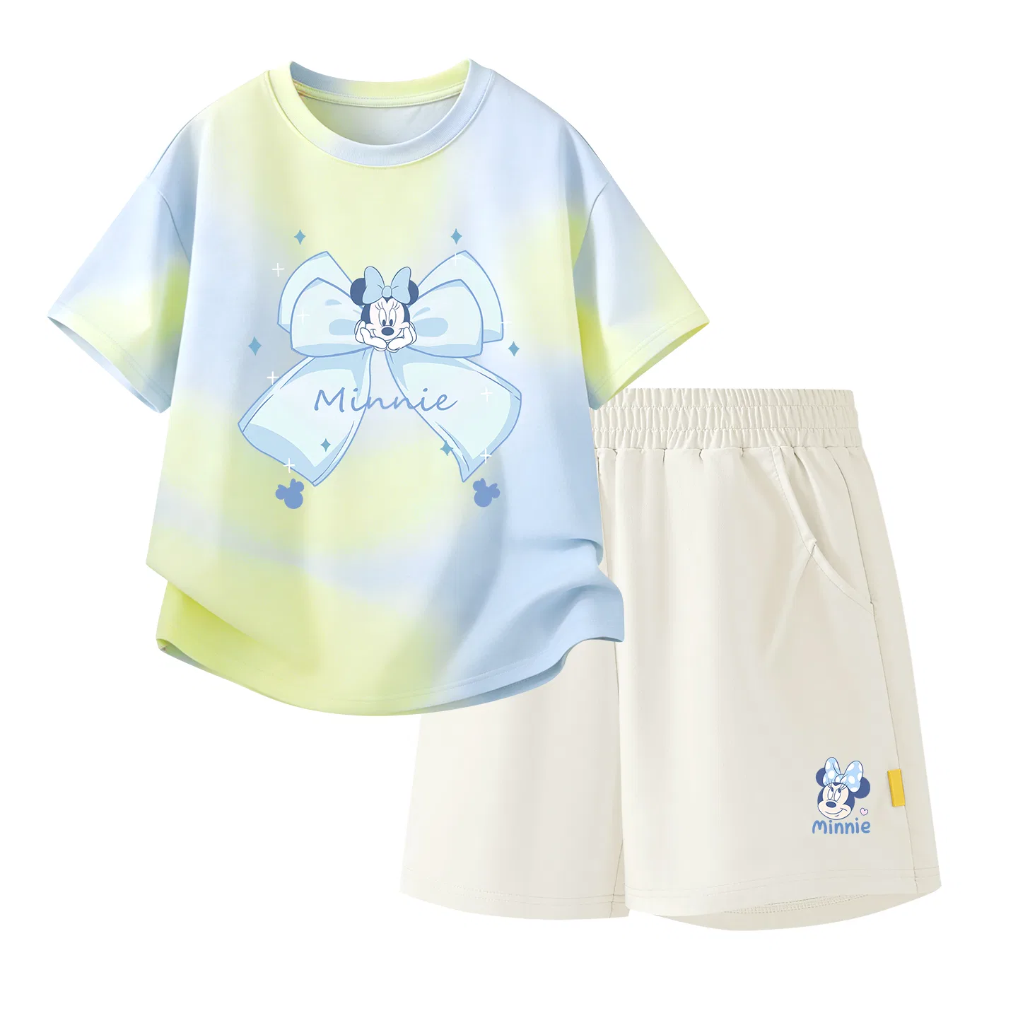 Детский спортивный костюм Casual Sportswear 2 Piece Set Disney, Di Meng Jie Twilight Blue+Di L Naughty Ni K_Right Lower Mist White