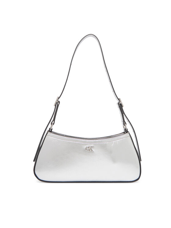 

Сумка Ck Metallic Small Shoulder Bag LV04F3304G Calvin Klein, серебряный