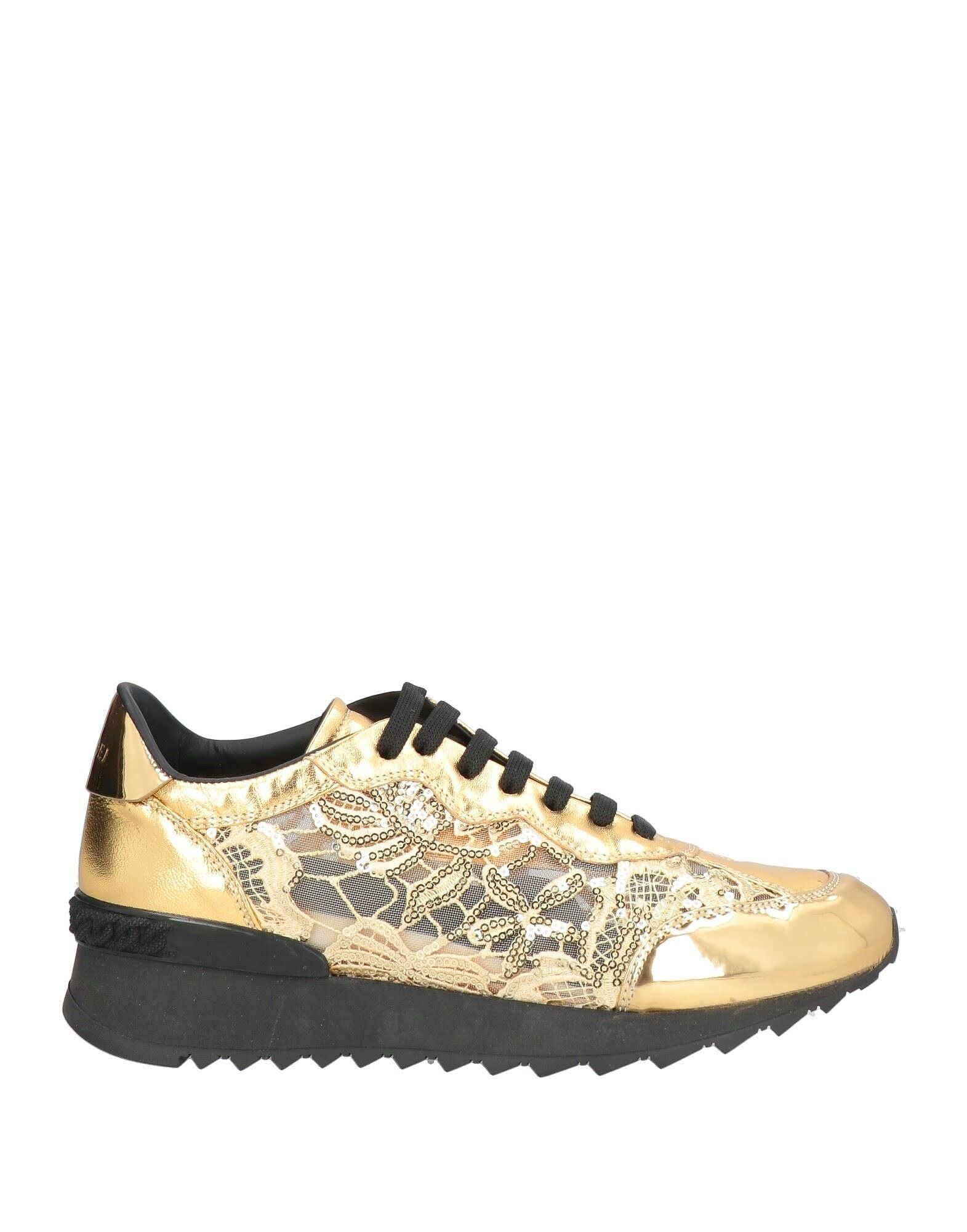 Кроссовки Casadei, золотой