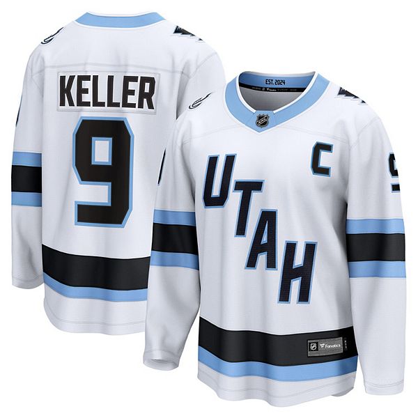 

Мужская футболка Clayton Keller Utah Mammoth Away Breakaway Fanatics