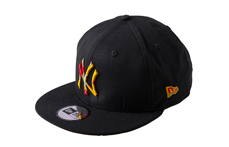 

New Era Хлопковая бейсболка унисекс черная