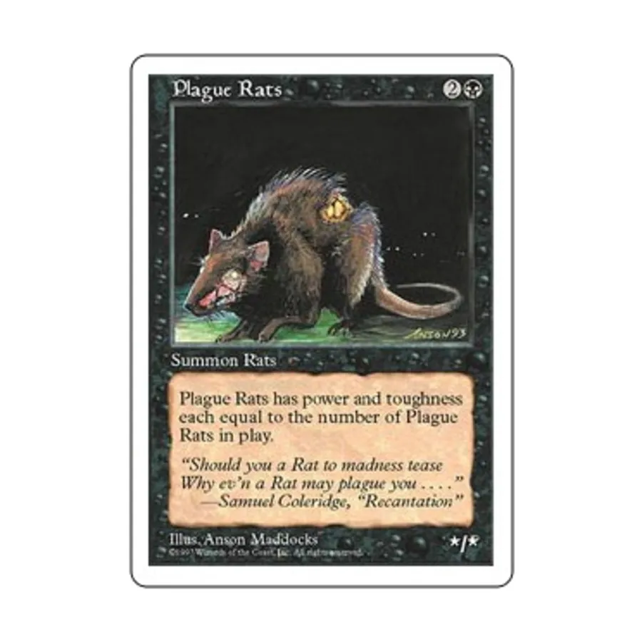 

CCG Чумные крысы (С), MTG - 5th Edition