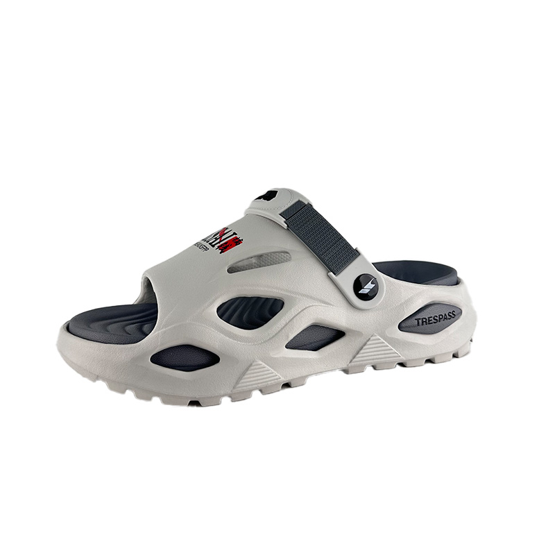 

TRESPASS Пляжные сандалии мужские черные, серые, белые, бежевые, коричневые, зеленые — светло-серые, цвет Light Gray