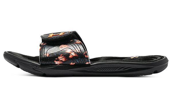 Тапочки ignite 6 graphic strap slide 'black afterglow' Under Armour, черный — фото 2
