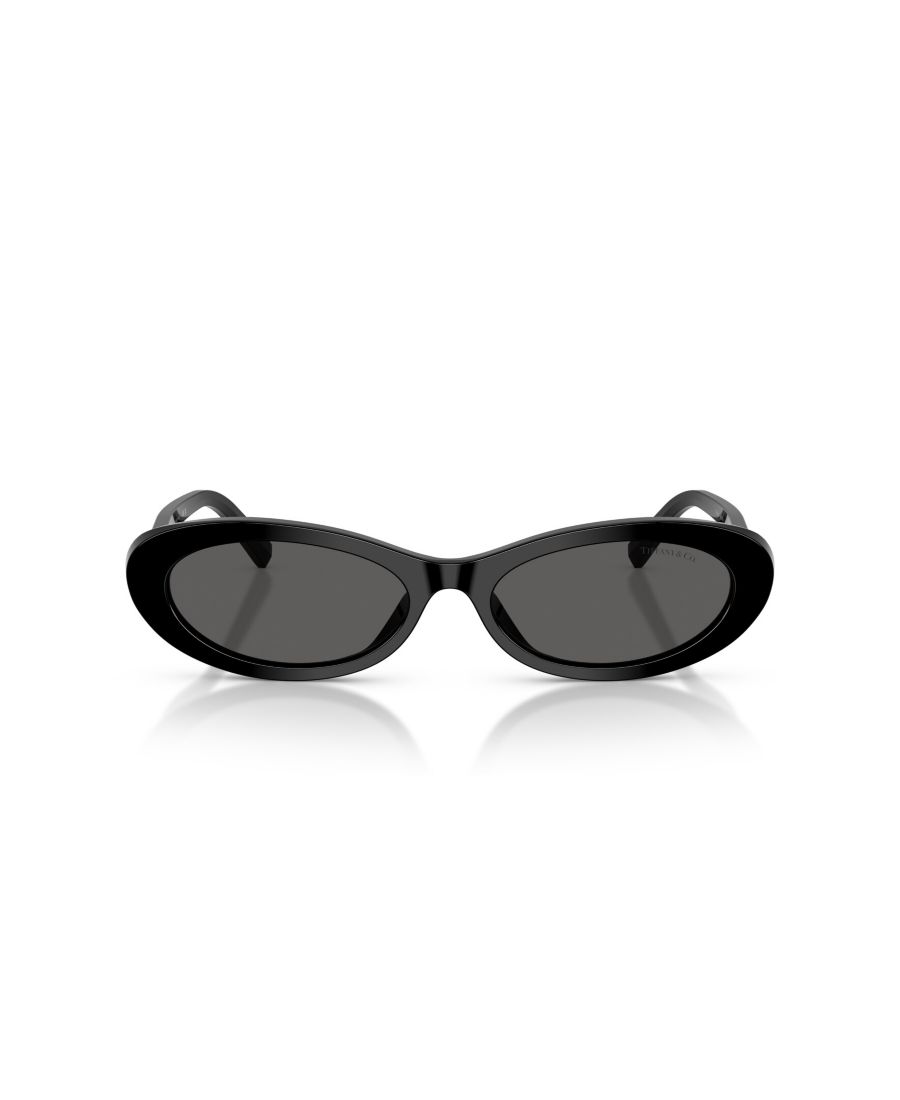 Женские овальные солнцезащитные очки, TF4250 Tiffany & Co, Black — фото 2
