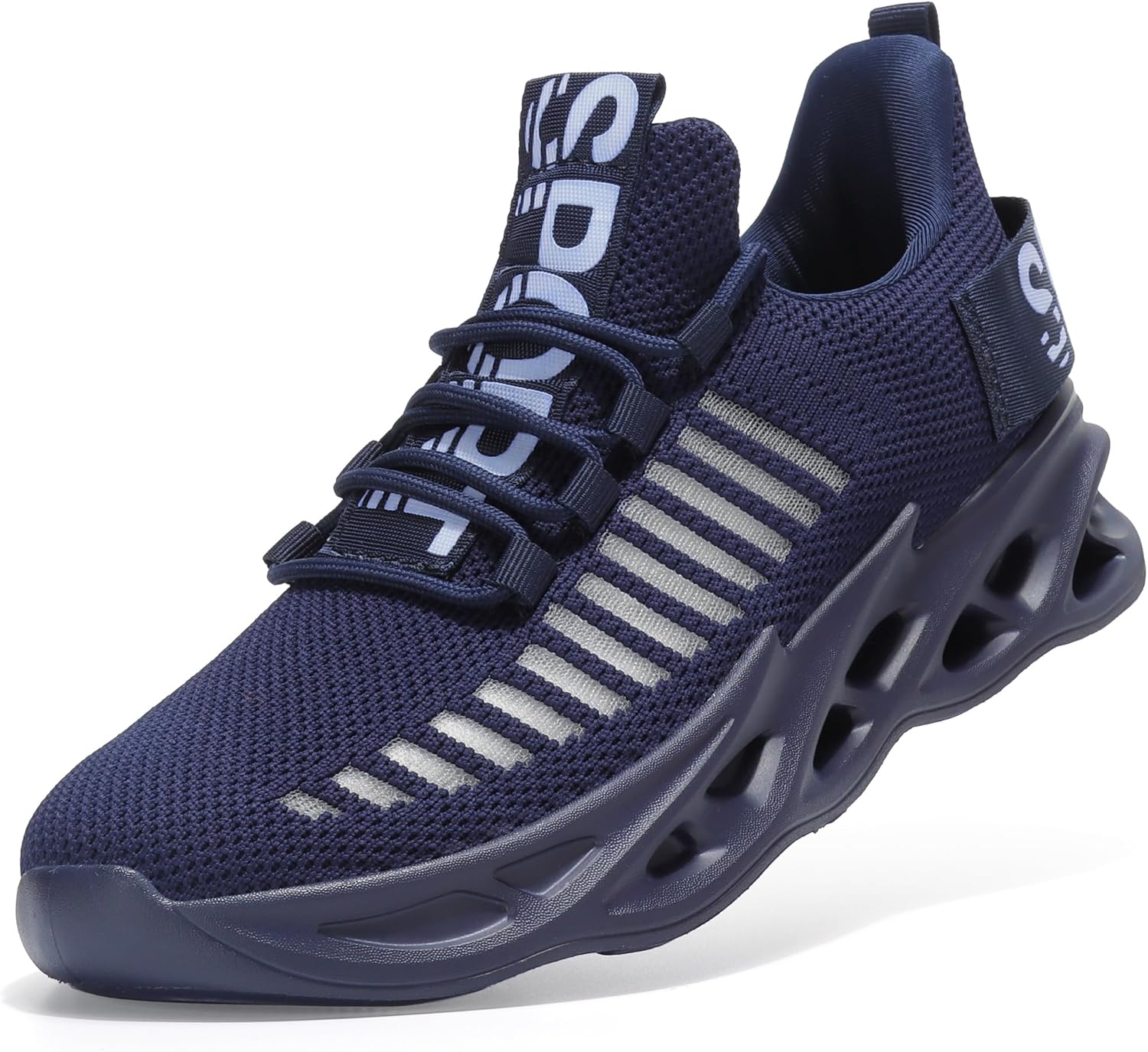 

Мужские слипоны TSIODFO, кроссовки для тенниса и прогулок, темно-синий