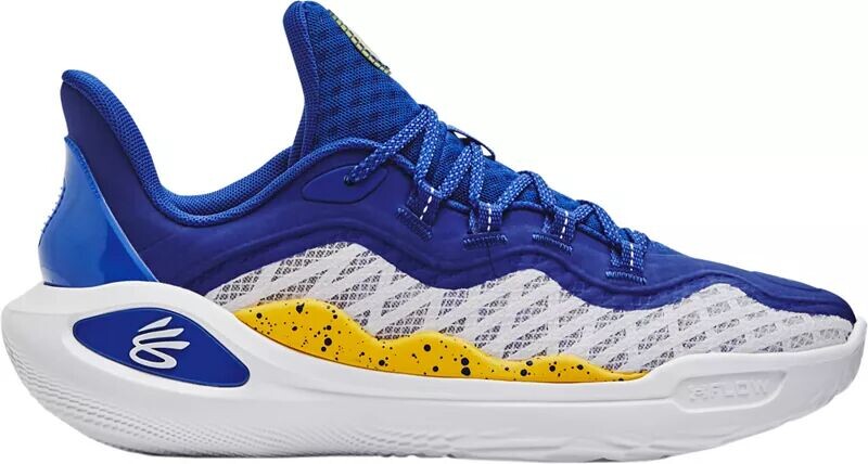 

Кроссовки Under Armour Curry 11, синий/желтый/белый