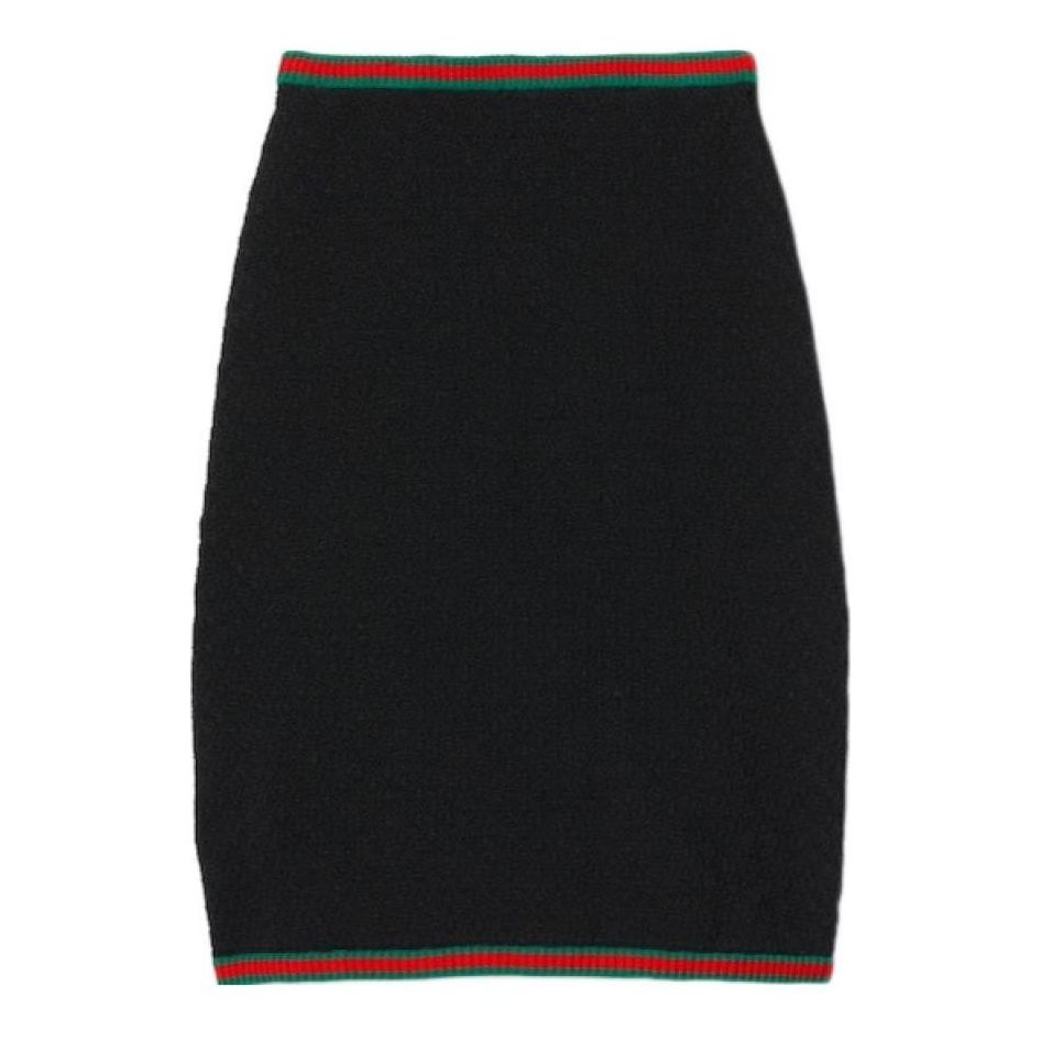 

Юбка (WMNS) Gucci Cotton Lace Skirt 'Black'