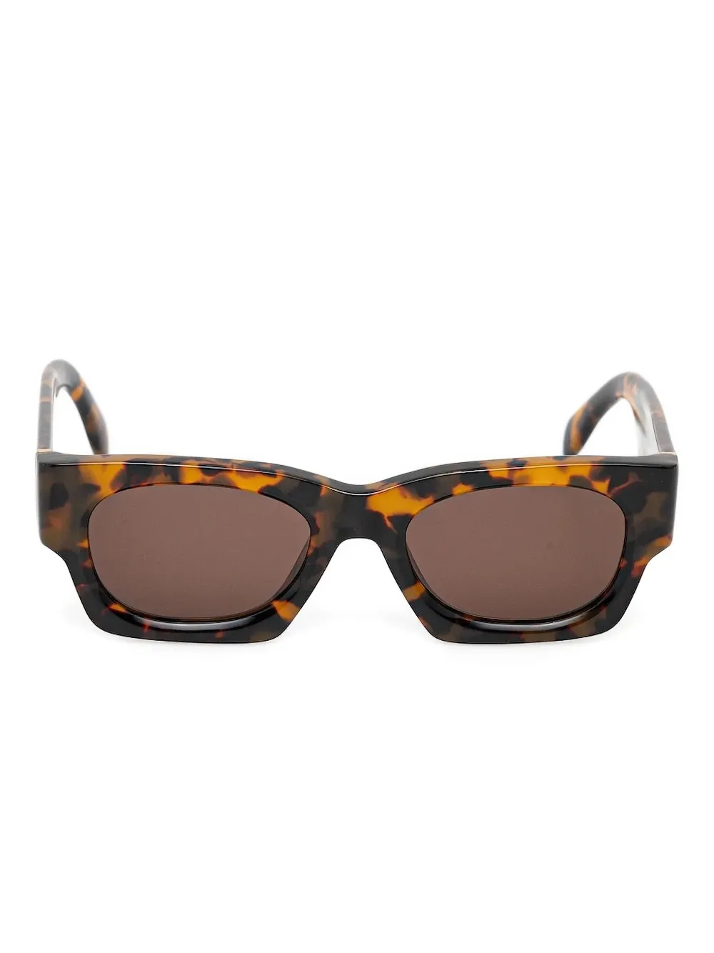 

Солнцезащитные очки в квадратной оправе Palm Angels Eyewear, коричневый