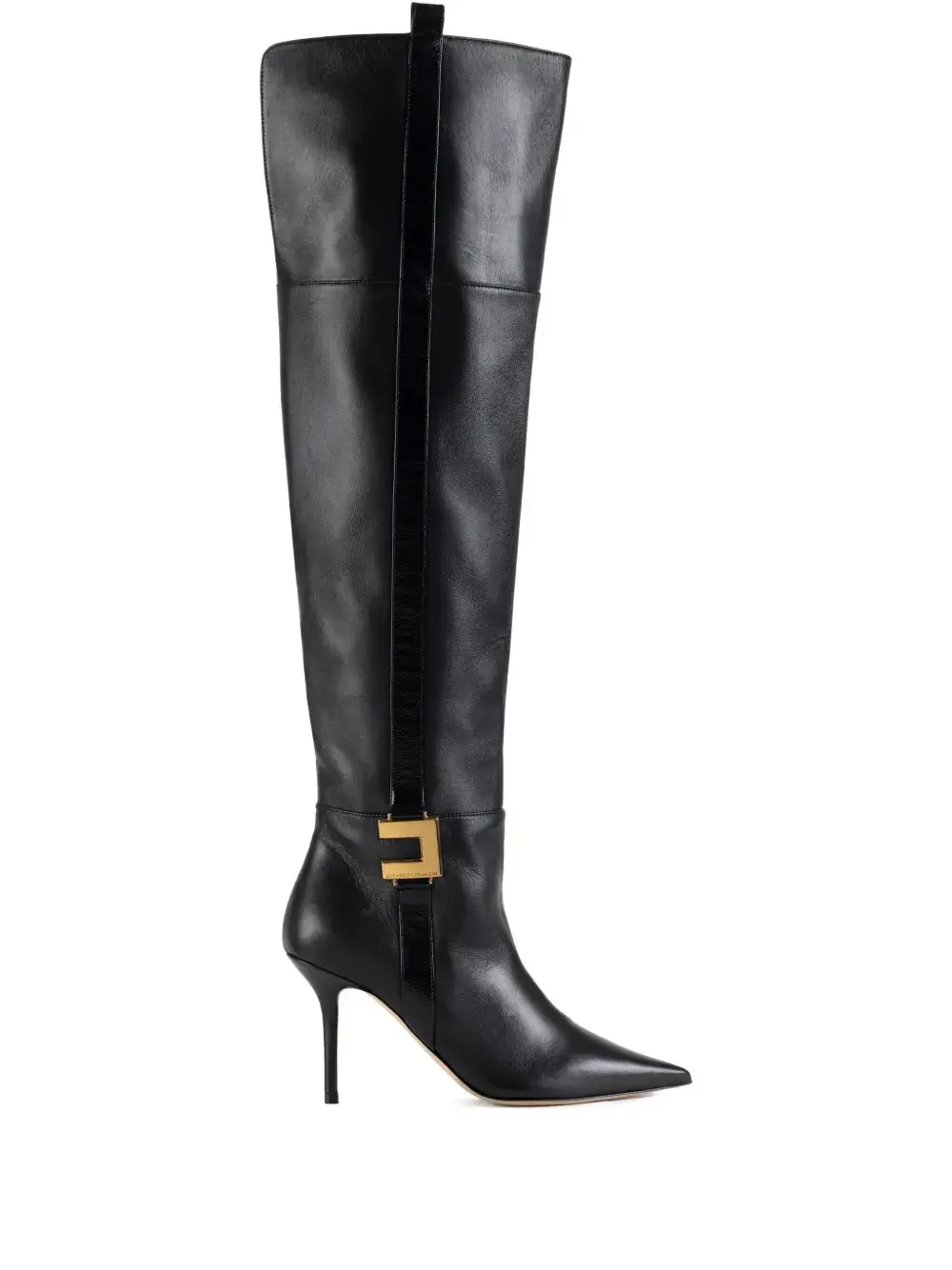 Ботинки с логотипом Elisabetta Franchi, черный