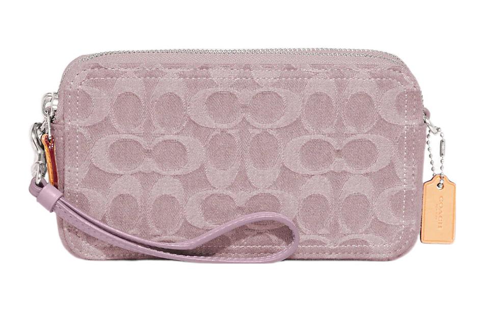 

COACH Сумка для фотоаппарата Kira Fabric, ручная сумка через плечо, маленькая женская, розовая