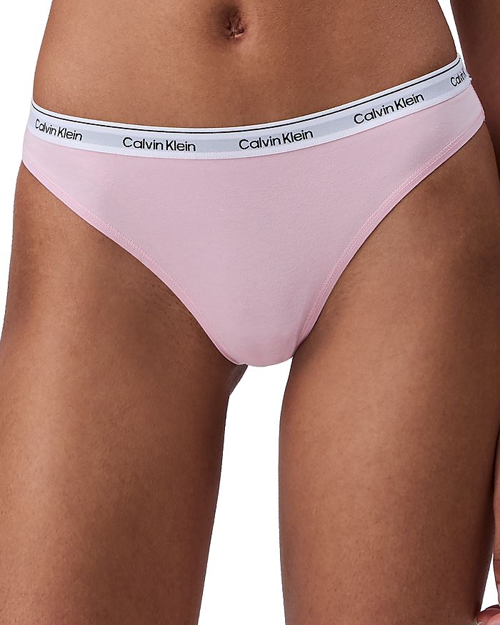 

Современный бикини с логотипом Calvin Klein, розовый
