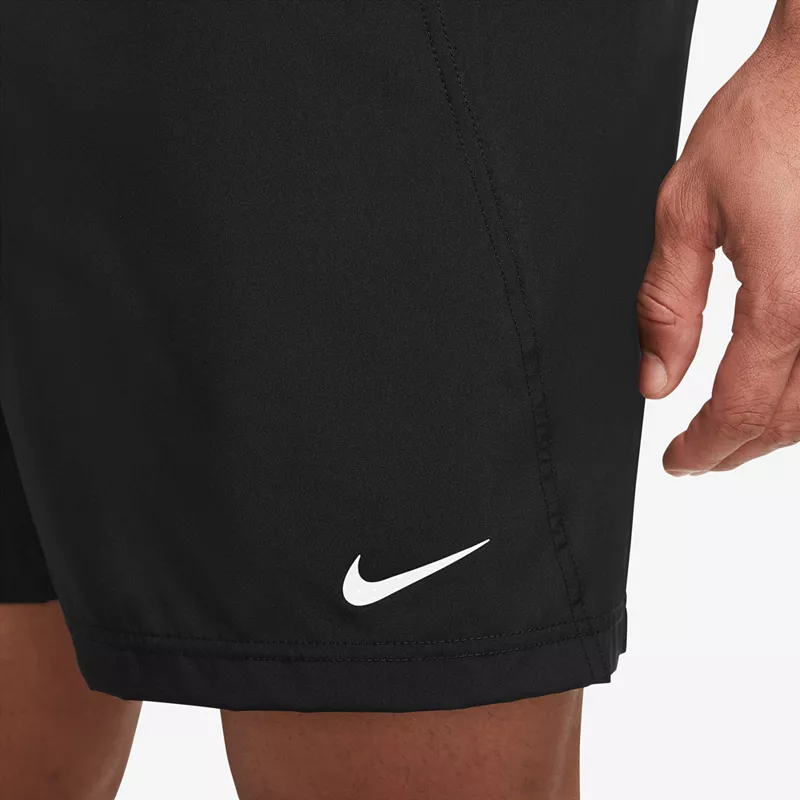 Мужские универсальные шорты без подкладки Nike Dri-FIT Form 7 дюймов, черный — фото 4