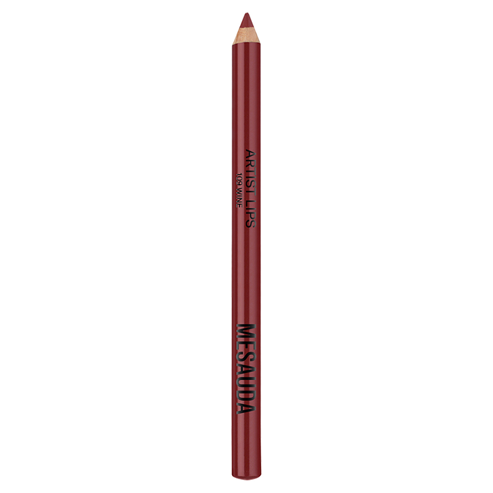 

Карандаш для губ artist lips lip pencils Mesauda, цвет nr. 109 wine, вес 1.14 гр.