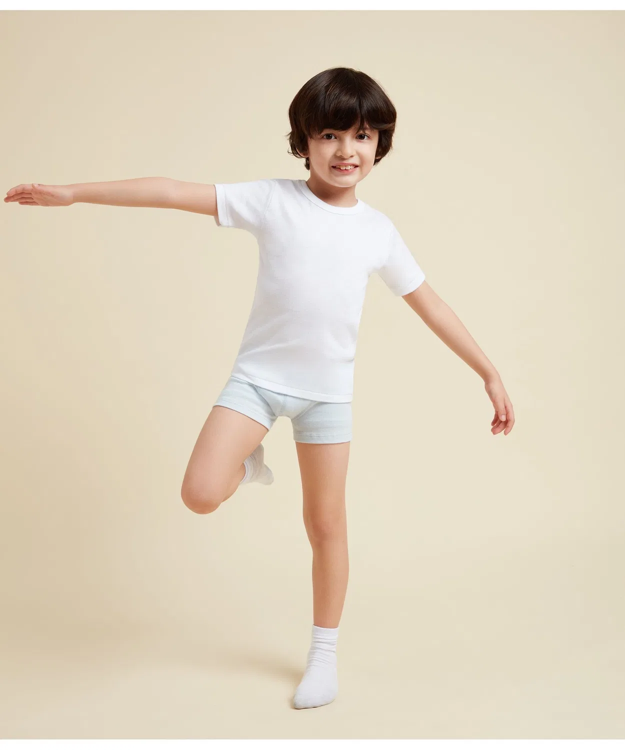 Футболка с коротким рукавом Petit Bateau 2 штуки белый — фото 4