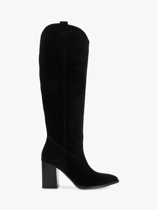 

Ботинки Dune Tavern Suede Pointed Knee High, черный