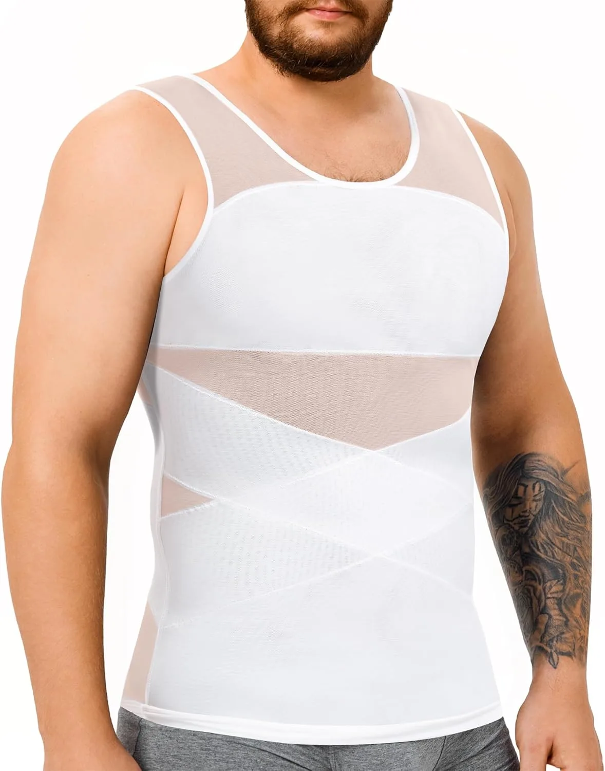 

Мужская компрессионная майка Tailong для похудения Plus Size