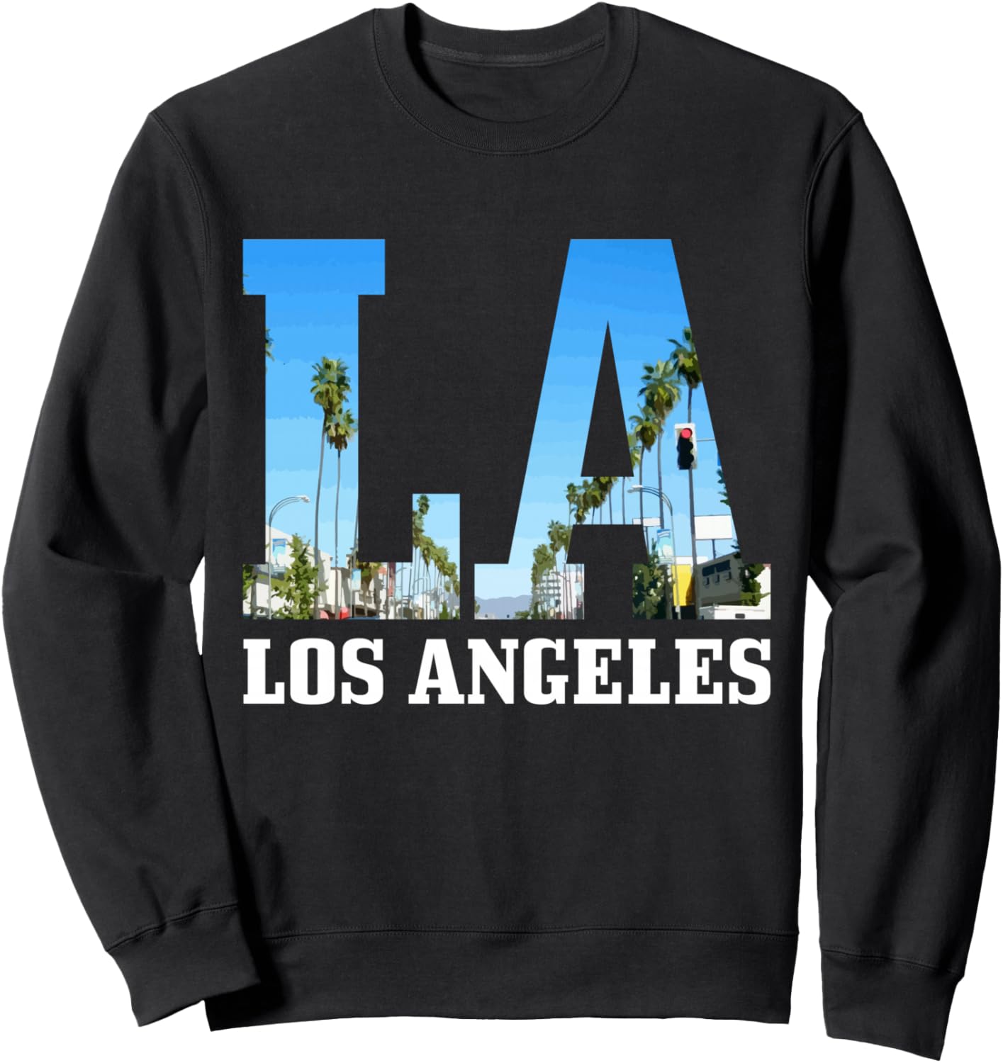 

Винтажная толстовка Los Angeles LA, Калифорния, Лос-Анджелес, черная We Love La California - Los Angeles Apparel Co.
