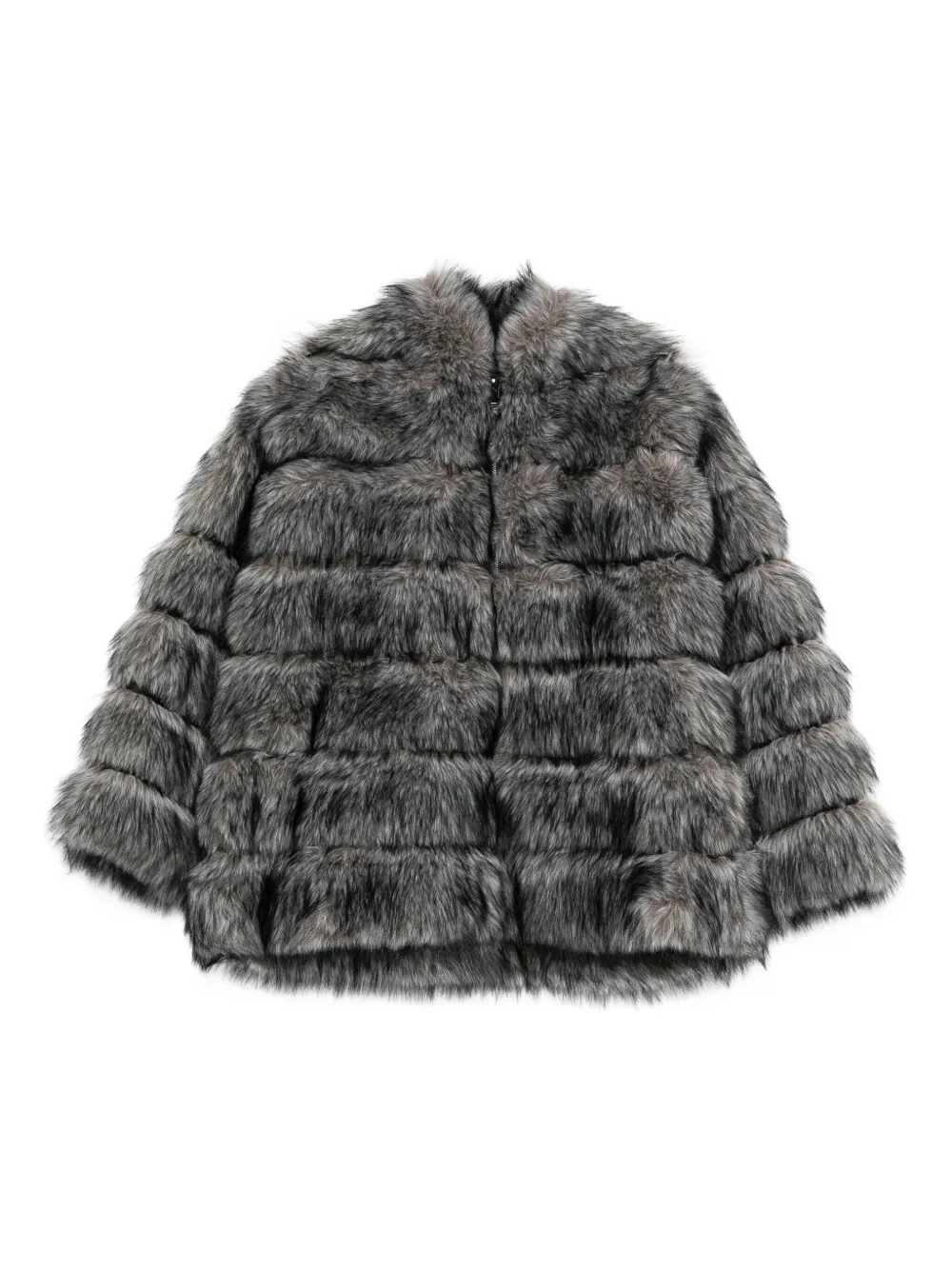 

Удлиненная куртка из искусственного меха Betta Corradi, серый