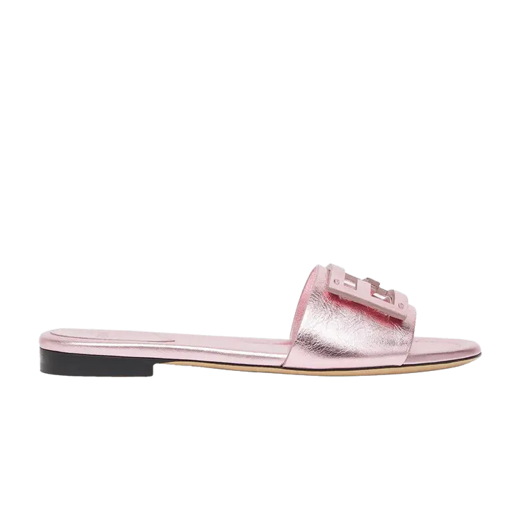 Кроссовки Fendi Wmns Baguette Slides 'Pink Metallic', розовый
