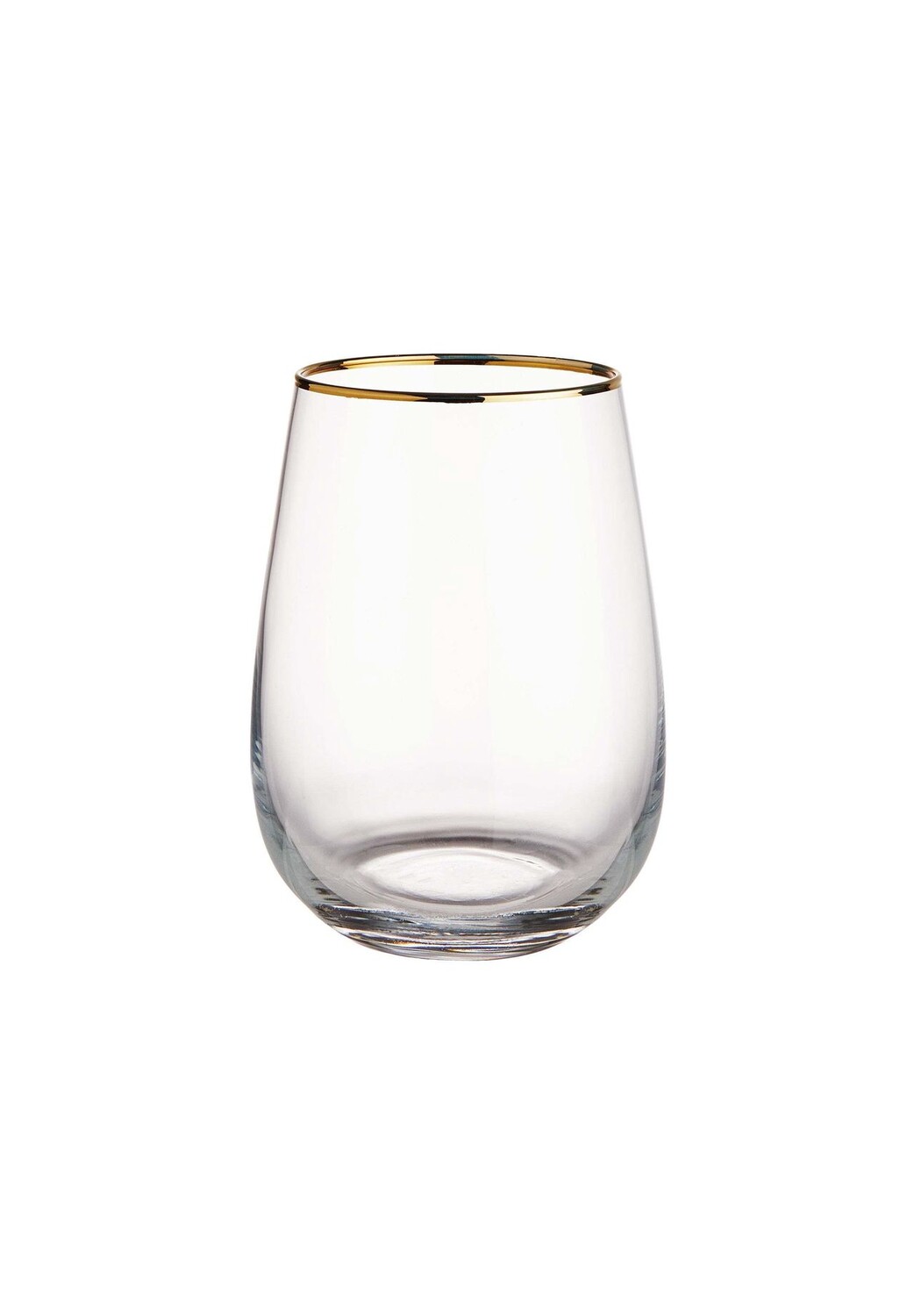 

TOUCH OF GOLD Стакан с золотой оправой 590мл BUTLERS, цвет Transparent Gold