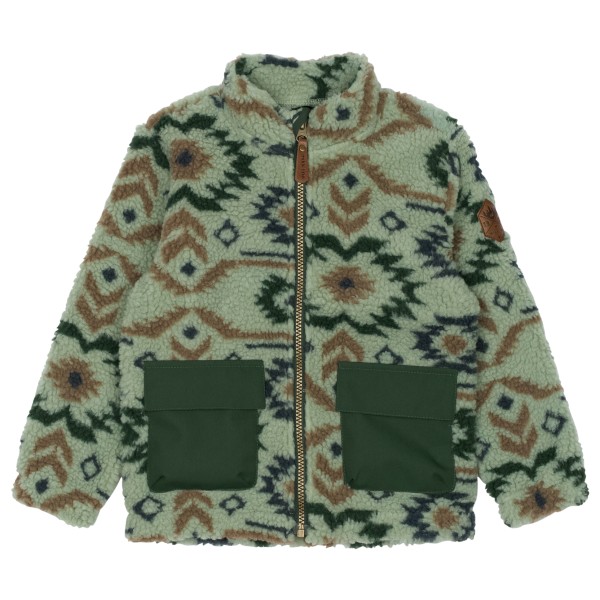 

Детская куртка Teddy Mix AOP - флисовая куртка Mikk-Line, зеленый